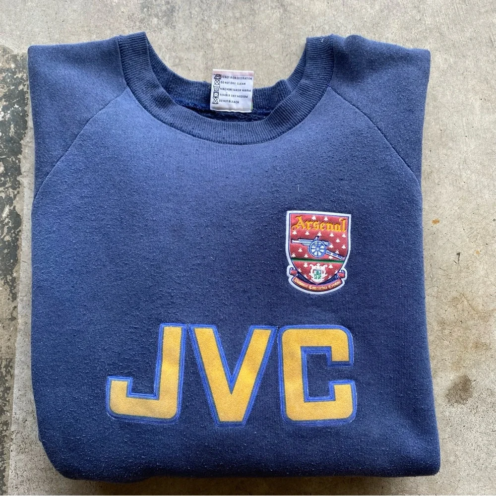 Vintage 90s Arsenal FC 1992/1994 Sweatshirt Jumper - Picture 1 of 9